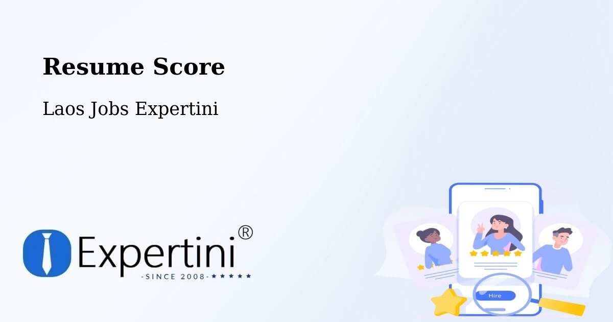 Resume Score & Job Description Match Tool – Muang Vapi - Laos Jobs Expertini